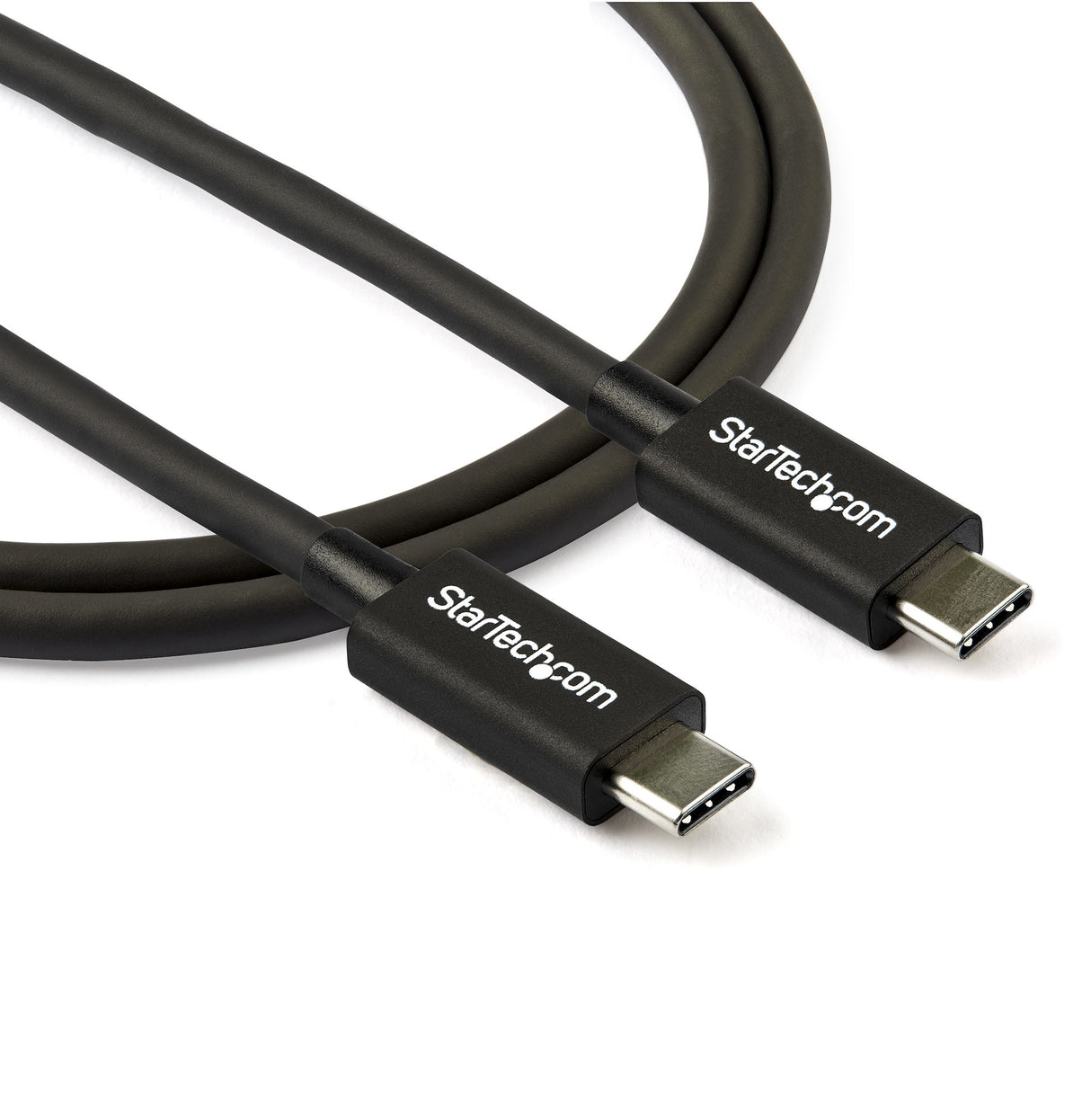 STARTECH 2.6ft (80cm) Passive Thunderbolt 3 Cable | 40Gbps | 100W PD | 4K|5K Video | Thunderbolt Cable | Compatible with USB4|DP Alt Mode | Thunderbolt 4 | USB 3.2|Type-C (TBLT34MM80CM) (TBLT34MM80CM)