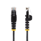 STARTECH 2 m CAT6 Cable - Slim - Snagless RJ45 Connectors - Black (N6PAT200CMBKS)