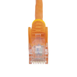 STARTECH 2 m Orange Cat5e Snagless RJ45 UTP Patch Cable - 2m Patch Cord - Ethernet Patch Cable - RJ45 Male to Male Cat 5e Cable (45PAT2MOR) (45PAT2MOR)