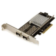 STARTECH 2-Port 10G Fiber Network Card with Open SFP+ - PCIe | Intel Chip - Dual-port 10G NIC - Fiber Ethernet Adapter with Open SFP+ (PEX20000SFPI)