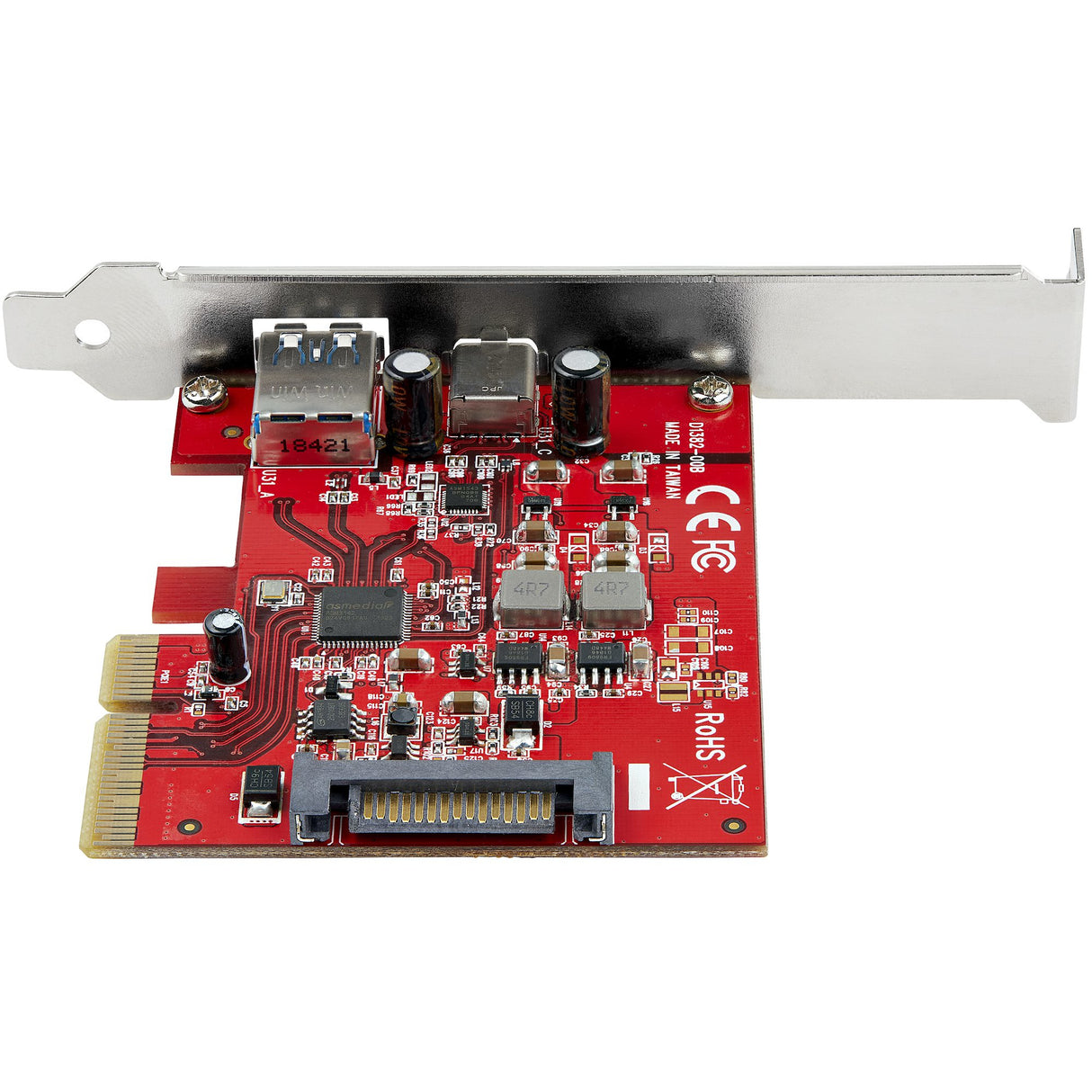 STARTECH 2-Port 10Gbps USB-A & USB-C PCIe Card - USB 3.1 Gen 2 PCI Express Type C|A Host Controller Card Adapter - USB 3.2 Gen 2x1 PCIe Expansion Add-On Card | Windows | macOS | Linux (PEXUSB311AC3) (PEXUSB311AC3)