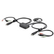 STARTECH 2 Port DisplayPort KVM Switch with Audio | Remote Control Switch - USB Powered KVM - Dual Port DP USB KVM Switch (SV211DPUA) (SV211DPUA)