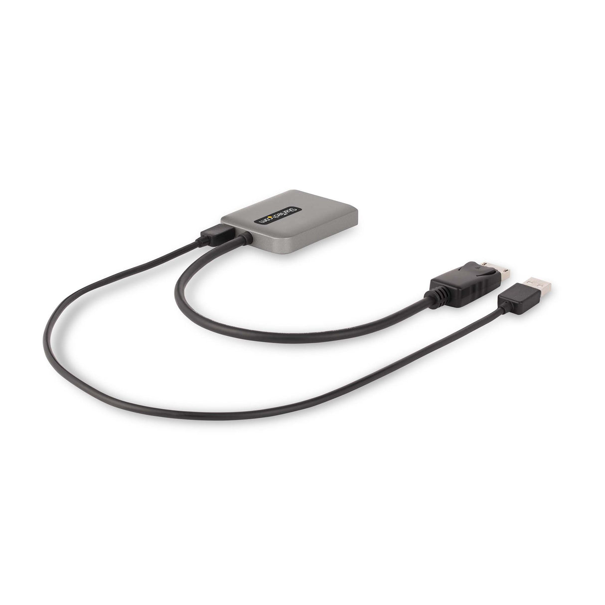 STARTECH 2-Port DisplayPort MST Hub | Dual 4K 60Hz | DP to 2x DisplayPort Monitor Adapter | DP 1.4 Multi-Monitor Video Adapter | 1ft (30cm) Built-in Cable | USB Powered | Windows Only (MST14DP122DP) (MST14DP122DP)