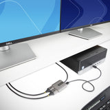 STARTECH 2-Port DisplayPort MST Hub | Dual 4K 60Hz | DP to 2x DisplayPort Monitor Adapter | DP 1.4 Multi-Monitor Video Adapter | 1ft (30cm) Built-in Cable | USB Powered | Windows Only (MST14DP122DP) (MST14DP122DP)