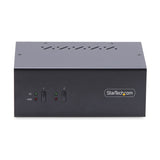 STARTECH 2-Port Dual-Monitor DisplayPort KVM Switch | 4K 60Hz | 2x USB 5Gbps Hub Ports | 2x USB 2.0 HID Ports | Hotkey and Push-Button Switching | TAA Compliant (P2DD46A2-KVM-SWITCH) (P2DD46A2-KVM-SWITCH)