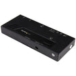 STARTECH 2-Port HDMI Automatic Video Switch - 4K 2x1 HDMI Switch with Fast Switching | Auto-sensing and Serial Control (VS221HD4KA)