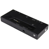 STARTECH 2-Port HDMI Automatic Video Switch - 4K 2x1 HDMI Switch with Fast Switching | Auto-sensing and Serial Control (VS221HD4KA)