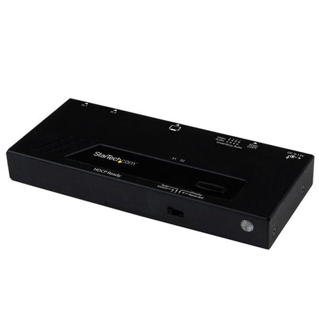 STARTECH 2 Port HDMI Switch w| Automatic and Priority Switching - 2 In 1 Out HDMI Selector with Automatic Priority Switching | 1080p (VS221HDQ)