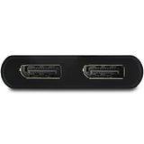 STARTECH 2-Port Multi Monitor Adapter - DisplayPort 1.2 MST Hub - Dual 4K 30Hz or 1080p - USB Bus Powered - Video Splitter for Extended Desktop Mode on Windows PCs Only - DP to 2x DP (MSTDP122DP) (MSTDP122DP)