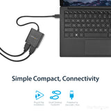 STARTECH 2-Port Multi Monitor Adapter - USB-C to 2x HDMI Video Splitter - USB Type-C to HDMI MST Hub - Dual 4K 30Hz or 1080p 60Hz - Thunderbolt 3 Compatible | Windows Only (MSTCDP122HD) (MSTCDP122HD)
