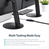 STARTECH 2-Port Multi Monitor Adapter - USB-C to 2x HDMI Video Splitter - USB Type-C to HDMI MST Hub - Dual 4K 30Hz or 1080p 60Hz - Thunderbolt 3 Compatible | Windows Only (MSTCDP122HD) (MSTCDP122HD)