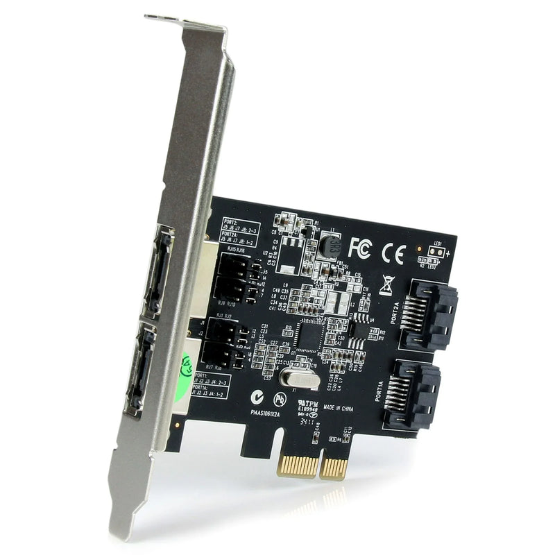 Dual Sata Fpga Module STARTECH 2 Port PCI Express SATA 6 Gbps eSATA Controller Card - Dual P ...