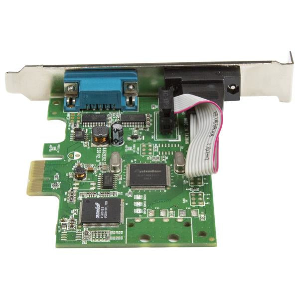 STARTECH 2-Port PCI Express Serial Card with 16C1050 UART - RS232 Low Profile Serial Card - PCI Serial Card (PEX2S1050) (PEX2S1050)