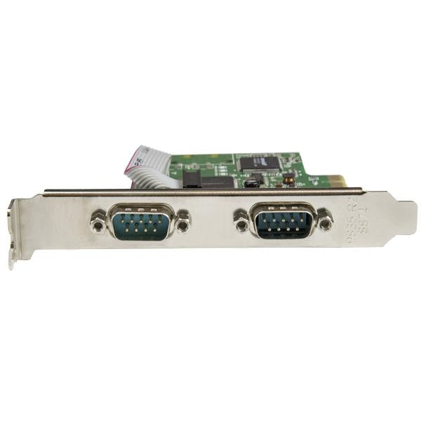 STARTECH 2-Port PCI Express Serial Card with 16C1050 UART - RS232 Low Profile Serial Card - PCI Serial Card (PEX2S1050) (PEX2S1050)