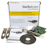 STARTECH 2-Port PCI Express Serial Card with 16C1050 UART - RS232 Low Profile Serial Card - PCI Serial Card (PEX2S1050) (PEX2S1050)