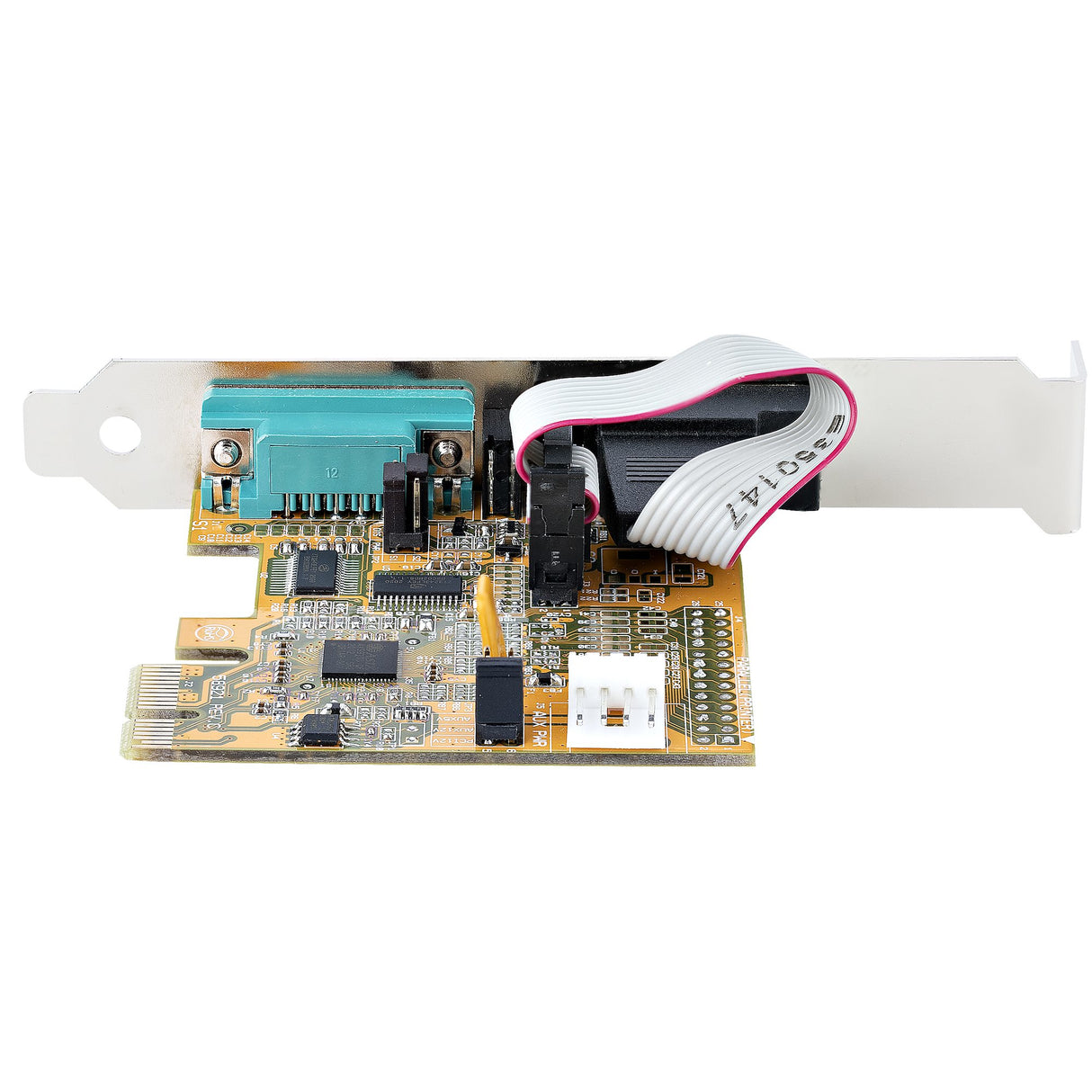 STARTECH 2-Port PCI Express Serial Interface Card | Dual Port PCIe to RS232 (DB9) Serial Card | 16C1050 UART | Standard|Low Profile Brackets | COM Retention | For Windows|Linux (21050-PC-SERIAL-CARD) (21050-PC-SERIAL-CARD)