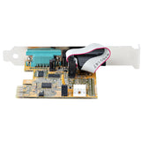STARTECH 2-Port PCI Express Serial Interface Card | Dual Port PCIe to RS232 (DB9) Serial Card | 16C1050 UART | Standard|Low Profile Brackets | COM Retention | For Windows|Linux (21050-PC-SERIAL-CARD) (21050-PC-SERIAL-CARD)