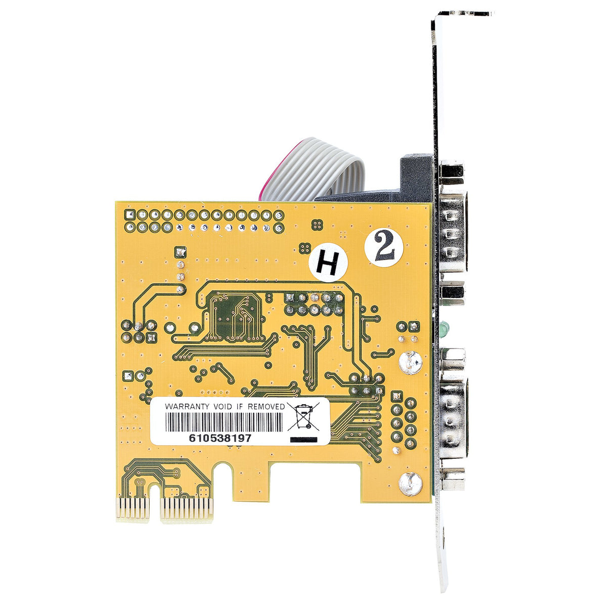 STARTECH 2-Port PCI Express Serial Interface Card | Dual Port PCIe to RS232 (DB9) Serial Card | 16C1050 UART | Standard|Low Profile Brackets | COM Retention | For Windows|Linux (21050-PC-SERIAL-CARD) (21050-PC-SERIAL-CARD)