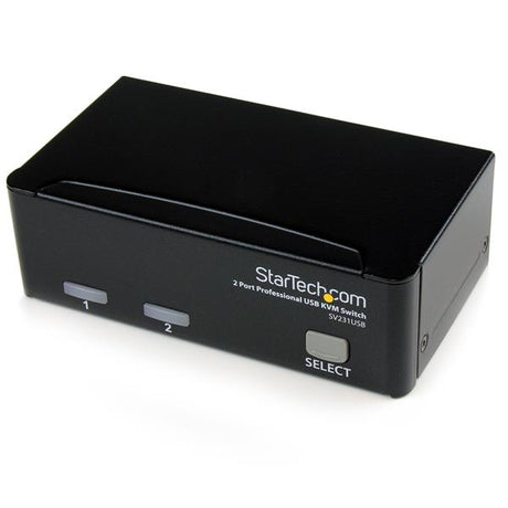 STARTECH 2 Port Professional USB KVM Switch Kit with Cables (SV231USB)