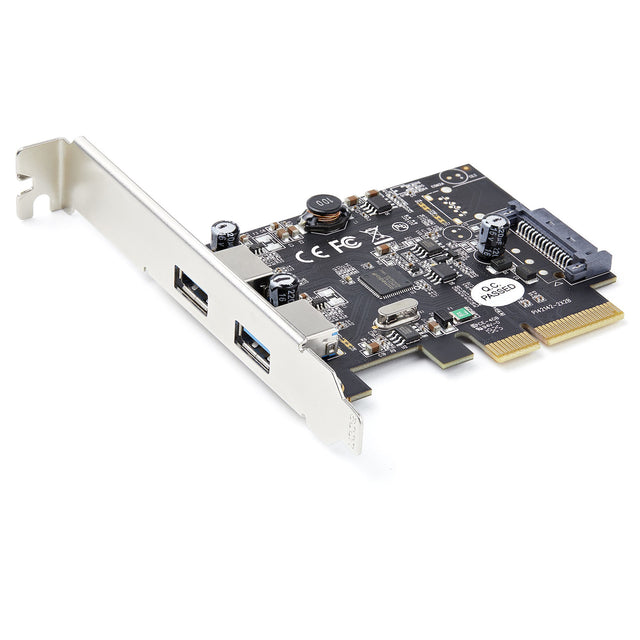 STARTECH 2-Port USB PCIe Card with 10Gbps|port - USB 3.1|3.2 Gen 2 Type-A PCI Express 3.0 x2 Host Controller Expansion Card - Add-On Adapter Card - Full|Low Profile | Windows & Linux (PEXUSB312A3) (PEXUSB312A3)