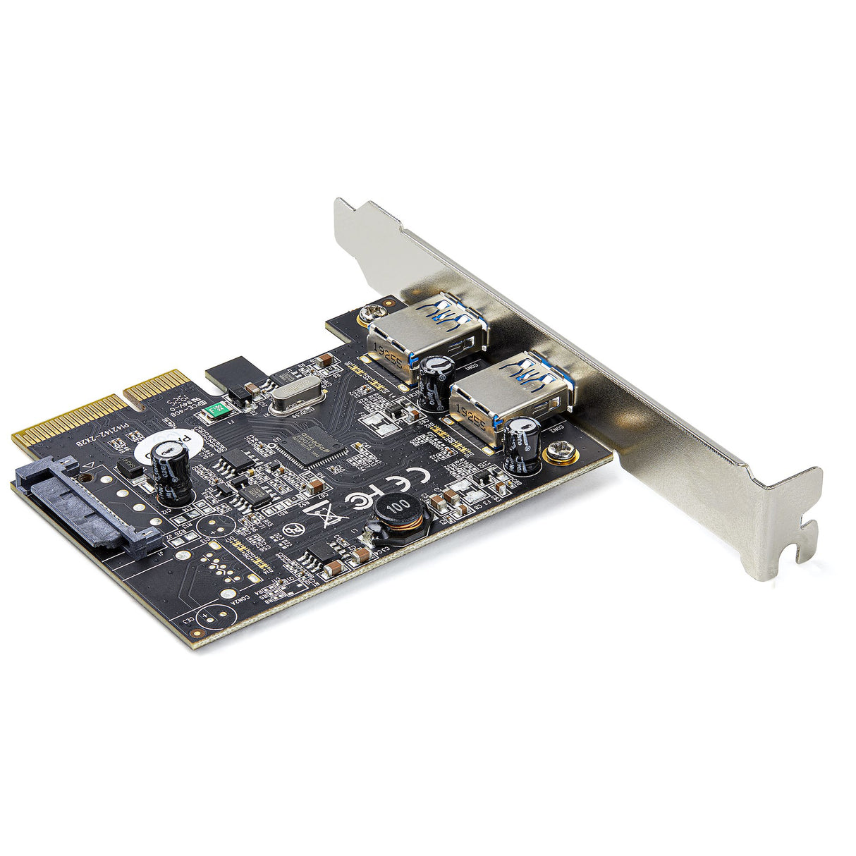 STARTECH 2-Port USB PCIe Card with 10Gbps|port - USB 3.1|3.2 Gen 2 Type-A PCI Express 3.0 x2 Host Controller Expansion Card - Add-On Adapter Card - Full|Low Profile | Windows & Linux (PEXUSB312A3) (PEXUSB312A3)