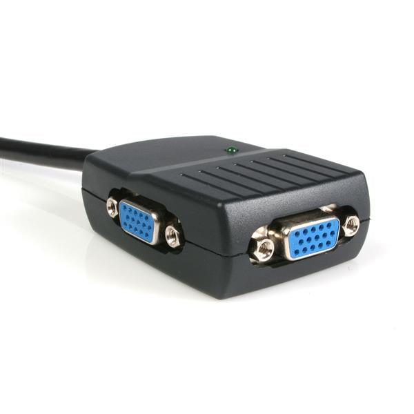 STARTECH 2 Port VGA Video Splitter - USB Powered - 2048x1536 - VGA Video Monitor Splitter Dual Port (ST122LE)