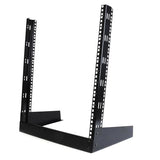 STARTECH 2-Post 12U Desktop Server Rack | Small Open Frame 19in Computer Rack | Compact Network Rack for AV | Studio | Data | IT Equipment | Free Standing Two-Post Home|Office Rack (RK12OD) (RK12OD)