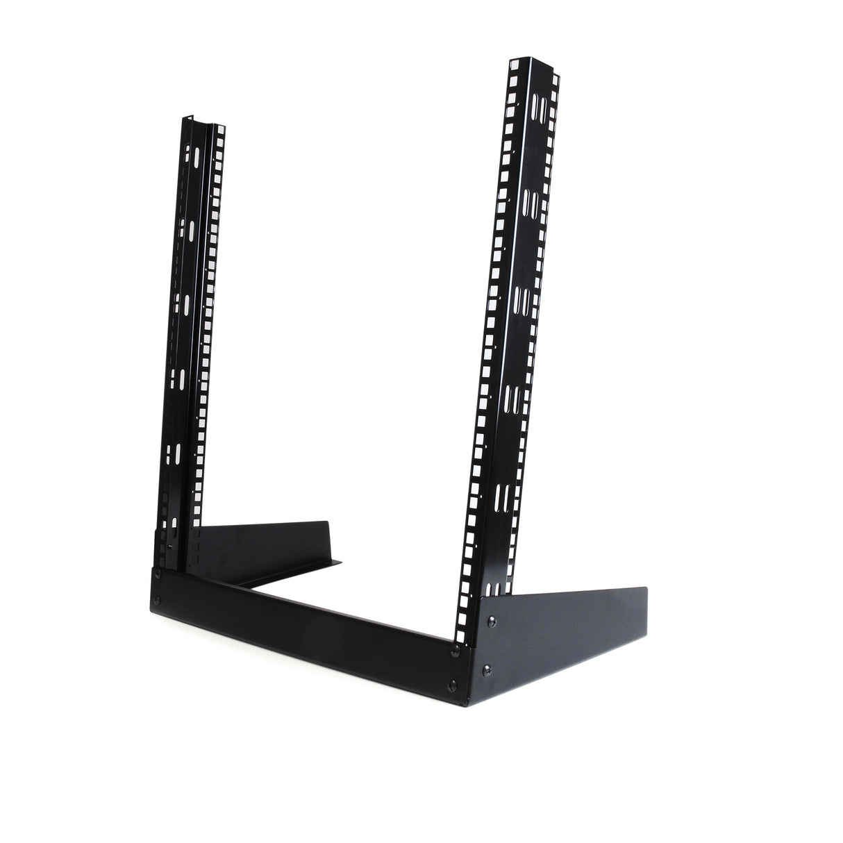 STARTECH 2-Post 12U Desktop Server Rack | Small Open Frame 19in Computer Rack | Compact Network Rack for AV | Studio | Data | IT Equipment | Free Standing Two-Post Home|Office Rack (RK12OD) (RK12OD)