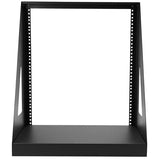 STARTECH 2-Post 12U Heavy-Duty Desktop Server Rack | Small Open Frame 19in Computer Rack | Compact Network Rack for AV | Studio | Data | IT Equipment | Two-Post Home|Office Rack | TAA (2POSTRACK12) (2POSTRACK12)