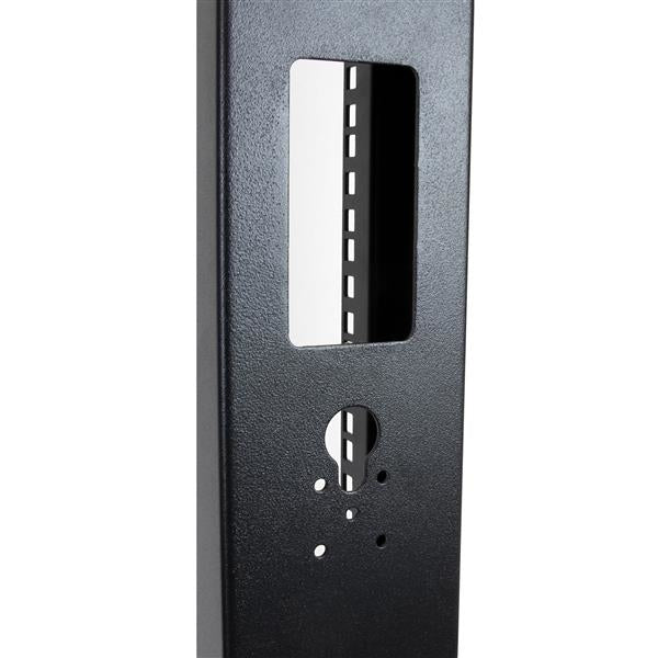 STARTECH 2-Post 42U Mobile Open Frame Server Rack | Two Post 19in Network Rack with Casters | Rolling Open Rack for AV|Data|IT Equipment | Computer Rack for Home|Office Spaces (2POSTRACK42) (2POSTRACK42)