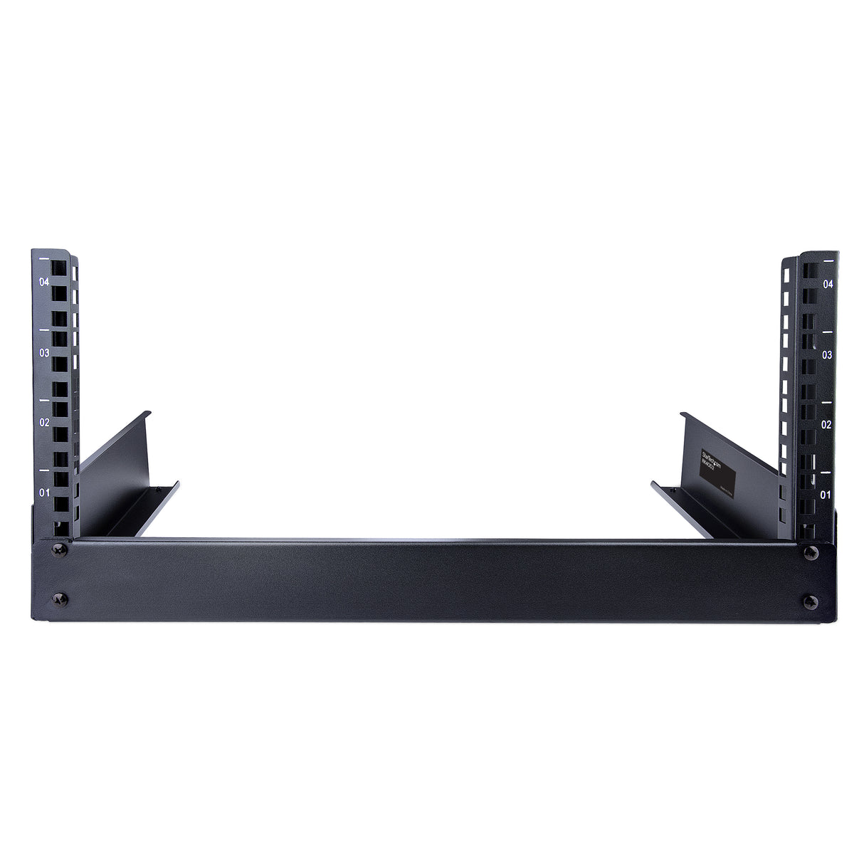 STARTECH 2-Post 4U Desktop Server Rack | Small Open Frame 19in Computer Rack | Compact Network Rack for AV | Studio | Data | IT Equipment | Free Standing Two-Post Home|Office Rack (RK4OD) (RK4OD)
