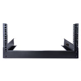 STARTECH 2-Post 4U Desktop Server Rack | Small Open Frame 19in Computer Rack | Compact Network Rack for AV | Studio | Data | IT Equipment | Free Standing Two-Post Home|Office Rack (RK4OD) (RK4OD)