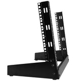 STARTECH 2-Post 8U Desktop Server Rack | Small Open Frame 19in Computer Rack | Compact Network Rack for AV | Studio | Data | IT Equipment | Free Standing Two-Post Home|Office Rack (RK8OD) (RK8OD)