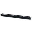 STARTECH 24 Port 1U Rackmount Cat 6 110 Patch Panel - 24 port Network Patch Panel - RJ45 Ethernet 110 type Rack Mount Patch Panel 1U (C6PANEL24)