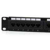 STARTECH 24 Port 1U Rackmount Cat 6 110 Patch Panel - 24 port Network Patch Panel - RJ45 Ethernet 110 type Rack Mount Patch Panel 1U (C6PANEL24)