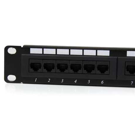 STARTECH 24 Port 1U Rackmount Cat 6 110 Patch Panel - 24 port Network Patch Panel - RJ45 Ethernet 110 type Rack Mount Patch Panel 1U (C6PANEL24)