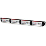 STARTECH 24 Port 1U Rackmount Cat 6 110 Patch Panel - 24 port Network Patch Panel - RJ45 Ethernet 110 type Rack Mount Patch Panel 1U (C6PANEL24)