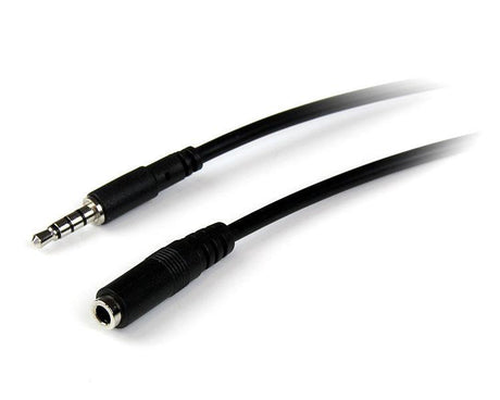 STARTECH 2m 3.5mm 4 Position TRRS Headset Extension Cable - M|F - audio Extension Cable for iPhone (MUHSMF2M)