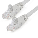 STARTECH 2m CAT6 Ethernet Cable - LSZH (Low Smoke Zero Halogen) - 10 Gigabit 650MHz 100W PoE RJ45 UTP Network Patch Cord Snagless with Strain Relief - Grey | CAT 6 | ETL Verified (N6LPATCH2MGR) (N6LPATCH2MGR)