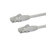 STARTECH 2m CAT6 Ethernet Cable - White CAT 6 Gigabit Ethernet Wire -650MHz 100W PoE RJ45 UTP Network|Patch Cord Snagless w|Strain Relief Fluke Tested|Wiring is UL Certified|TIA (N6PATC2MWH) (N6PATC2MWH)