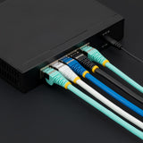 STARTECH 2m CAT6a Ethernet Cable - Low Smoke Zero Halogen (LSZH) - 10 Gigabit 500MHz 100W PoE RJ45 S|FTP Aqua Network Patch Cord Snagless w|Strain Relief (NLAQ-2M-CAT6A-PATCH) (NLAQ-2M-CAT6A-PATCH)