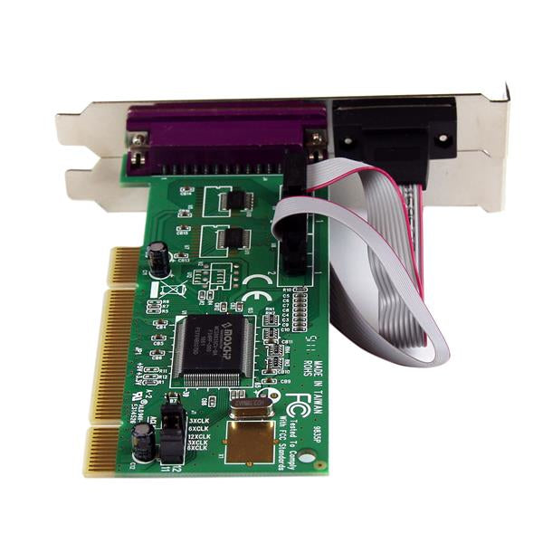 STARTECH 2S1P PCI Serial Parallel Combo Card with 16550 UART - IEEE 1284 Card - Serial Parallel PCI - PCI Serial Adapter (PCI2S1P)