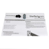 STARTECH 2U Hinged Solid Blank Rack Panel - Server Rack Blanking | Filler Panel (RKPNLHS2U)