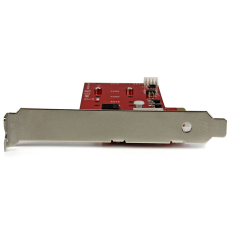 STARTECH 2x M.2 NGFF SSD RAID Controller Card plus 2x SATA III Ports - PCIe - Two Slot PCI Express M.2 RAID Card plus Two SATA Ports (PEXM2SAT3422) (PEXM2SAT3422)