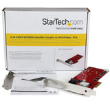 STARTECH 2x M.2 NGFF SSD RAID Controller Card plus 2x SATA III Ports - PCIe - Two Slot PCI Express M.2 RAID Card plus Two SATA Ports (PEXM2SAT3422) (PEXM2SAT3422)