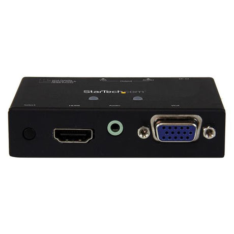 STARTECH 2x1 VGA + HDMI to VGA Converter Switch w| Priority Switching | Multi-format VGA and HDMI to VGA Selector | 1080p (VS221HD2VGA)