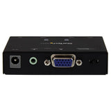 STARTECH 2x1 VGA + HDMI to VGA Converter Switch w| Priority Switching | Multi-format VGA and HDMI to VGA Selector | 1080p (VS221HD2VGA)