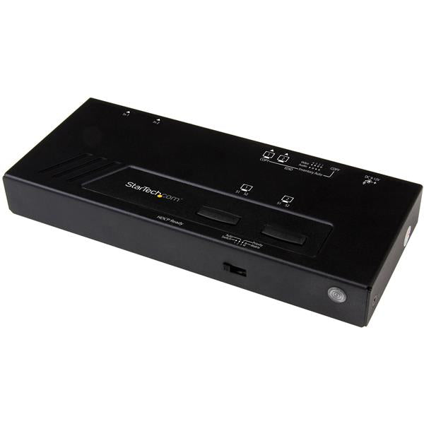 STARTECH 2x2 HDMI Matrix Switch - 4K UltraHD HDMI Swtich with Fast Switching | Auto-sensing and Serial Control (VS222HD4K)