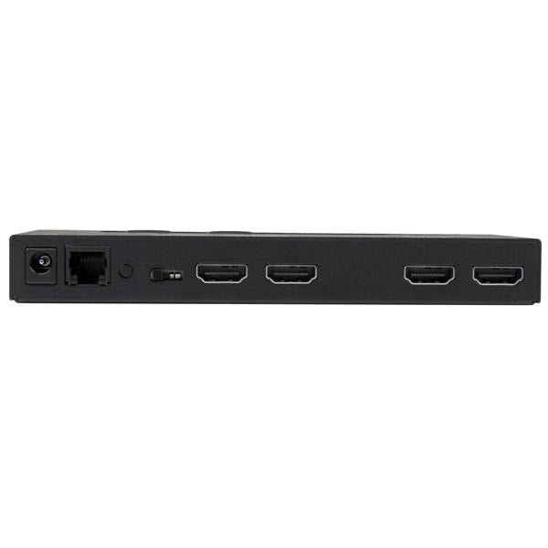 STARTECH 2x2 HDMI Matrix Switch - 4K UltraHD HDMI Swtich with Fast Switching | Auto-sensing and Serial Control (VS222HD4K)