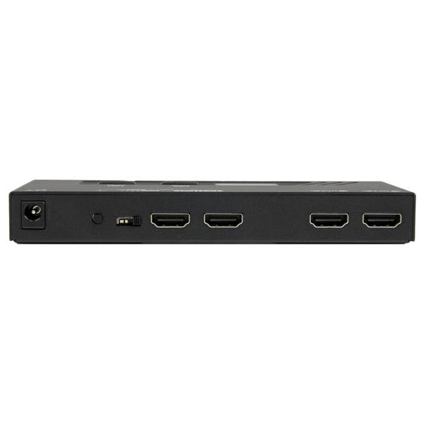 STARTECH 2x2 HDMI Matrix Switch with Remote - 1080p Automatic & Priority Switcher - Video Wall Auto Selector Splitter Box - Audio Out (VS222HDQ) (VS222HDQ)